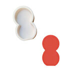 Kabak 2D Mum Kalıbı ( Silikon ) 1 Adet