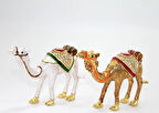 Swarovski Taşlı Tekli Deve Figürü Model 2