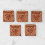 Leyloş Crafts Elemeği Deri Arma 5 Adet - 1571