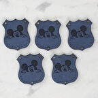 Leyloş Crafts Figürlü Deri Arma 5 Adet - 1577