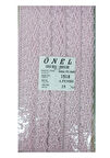 Dantel Polyester Sanal Tül Bant Açık Pembe 15 Metre En 3 Cm On-1518-ap
