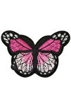 Aplike Ütü İle Yapışan Kelebek Pembe Arma 7x5 Cm