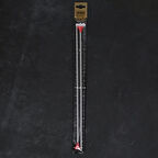 Addı Kalpli 4,5mm 40cm Klasik Alüminyum Örgü Şişi