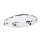 Leyloş Akrilik Bornoz Askısı Bornozluk 2li Banyo Bornoz Askı Aparatı