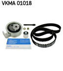 SKF VKMA01018 Eksantrik Rulman Kiti Triger Seti Passat Superb Exeo 1.8T 2.0 AWT Alt 00-05 A4 95-03 06B198119A