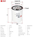 Sakura C1614 Yağ Filtresi.Japon Cıvıc(Es. Ep. Eu. Fd. Fk. Fn. Fb. Fc) Jazz(Gd. Ge. Gk) 1.4 02- Crv(Rd. Re. Rm. Rw. Rt) 2.0 02- Accord(Cl. Cu) 2.0-2.4 03-15 Hrv(Ru) 1.5 16- Cıty(Ge. Gm) 1.4 06-11 1.4 1.6 1.8 2.0 01 >