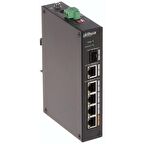 DAHUA PFS3106-4ET-60-V2,  6 Port, Megabit,  4FE PoE Port (4xPoE 60W) ,1GE Uplink, 1GE SFP Yönetilemez Switch