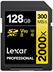 128GB LSD2000128G-BNNNG SD PROFESSIONAL 2000X SDXC UHS-II CARDS UP TO 300MB/S READ 260MB/S WRITE C10 V90 U3