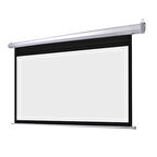  EPP-180, 180x180, MOTORLU, PROJEKSİYON PERDESİ, Uzaktan Kumandalı, Arkası Siyah Fonlu, Duvar ve Tavana Asılabilir