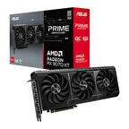 16 GB ASUS PRIME-RX9070XT-O16G AMD RX 9070XT GDDR6 OC EKRAN KARTI