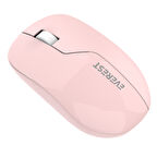 EVEREST SMW-973, Pembe, USB Nano 2,4G Kablosuz, 1200dpi, Optik, 4 Tuşlu, Mouse