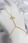 Gold Renk Pirinç Zirkon Taşlı Model Şahmeran TJ-SN769
