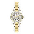 Slazenger SL.09.2286.4.05 Kadın Kol Saati | 32 mm Çelik Kasa, Gümüş & Altın Renk, Takvimli Tasarım