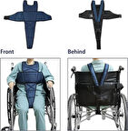 SLİFE-X HASTA TEKERLEKLİ SANDALYE EMNNİYET GÜVENLİK KEMERİ PANÇO TİP YETİŞKİN