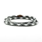 PARACORD ÜÇ SIRALI YEŞİL BEYAZ ERKEK BİLEKLİK BT412