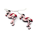 Solfera TASARIM FLAMİNGO SALLANTILI KADIN KÜPE EX006