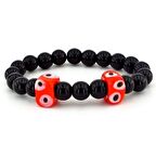 MURANO NAZAR BONCUKLU ONİKS DOĞAL TAŞ KADIN BİLEKLİK J0104