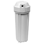 10'' Su Arıtma Cihazı Housing Filtre Kabı - Çift Conta (Açık Kasa Uyumludur) - Mat Beyaz