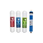 Kapalı Kasa Su Arıtma Cihazı Dörtlü Filtre Seti (Üçlü Ön Filtre + Vontron Ters Ozmos Membran)