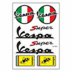 Gogo A4 Sticker Set Vespa-082