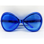 Mavi Renk Yeşilçam Nostalji 80li Yıllar 90lı Yıllar Parti Gözlüğü 7x16 Cm