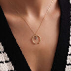 Altın Harf Kolye  (Tüm Harfler Mevcut)