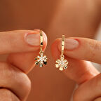 Altın Kartanesi Küpe İkili