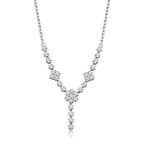 0.30 Karat Pırlanta Çiçek Trend Kolye