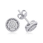 0.21 Karat Pırlanta Trend Küpe