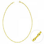 45 Cm Altın Singapur Zincir 1,40mm