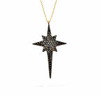 Altın Kolye Onix Taşlı