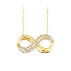14 Ayar Altın Sonsuzluk Kolye