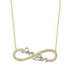 14 Ayar Altın Sonsuzluk Kolye Sen&Ben
