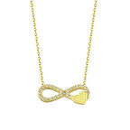 Sonsuz Kalp Altın Kolye 14K Gold