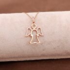 Melek Kolye Rose Gümüş 3646