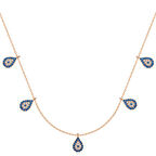 925 Ayar Gümüş Nazarlı Şans Kadın Gümüş Kolye