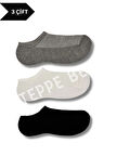 3 Çift Unisex Sneaker Çorap