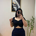 Büzgü Detaylı Şık  Crop