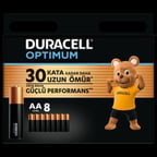 8'li Paket Alkalin AA Pil, 1,5V Ürün