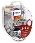 Ampul H4 12V 60/55W + %130 Fazla Işık  (Sarsıntıya Dayanıklı)X-Treme Vision G-Force (1 Ad )