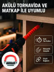Esnek Bits Uç Seti 12 Parça Manyetik Adaptörlü Matkap Tornavida Aksesuarı