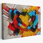 Yağlıboya Görünüm Soyut Çalışma Picasso Tarz Dekoratif Kanvas Tablo, Duvar Dekoru 3519