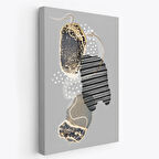 Soyut Desenler Geometrik Form Dekoratif Kanvas Tablo, Duvar Dekoru 5182