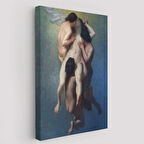 La Femme Damnée(1859) Octave Tassaert, Klasik Dekoratif Kanvas Tablo, Duvar Dekoru 5302