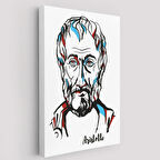 Filozof Aristoteles Dekoratif Kanvas Tablo, Duvar Dekoru 5919