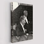 Mustafa Kemal Atatürk ve Karizması Dekoratif Kanvas Tablo, Duvar Dekoru 6052