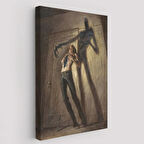 Depresyon Sürreal Dekoratif Kanvas Tablo, Duvar Dekoru 6111