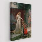 The Accolade Edmund Leighton Dekoratif Kanvas Tablo, Duvar Dekoru 6130