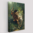 İlkbahar  Eseri Pierre Auguste Cot Dekoratif Kanvas Tablo, Duvar Dekoru 6355