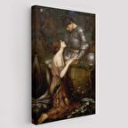 Asker ve Lamia Dekoratif Kanvas Tablo, Duvar Dekoru 6393